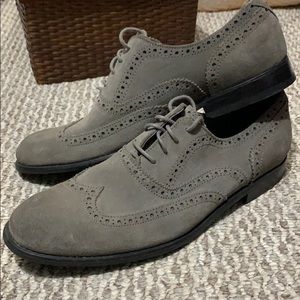 John Varvatos size 9 M Suede Derby shoe